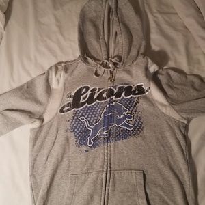 Women's Reebok lions. Hoodie size medium Gray